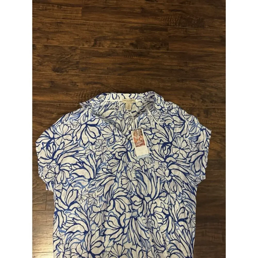 Martha Stewart Collection Women Sz M Resort Beach Swim CoverUp Dress NWT